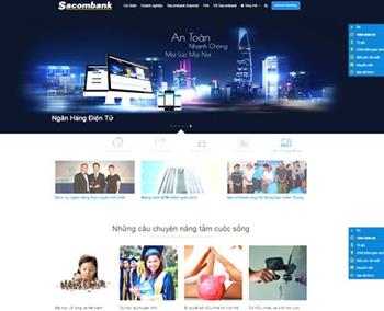 Sacombank ra mắt giao diện website mới